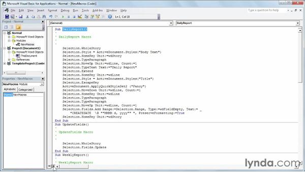 visual basic for word for mac 2011